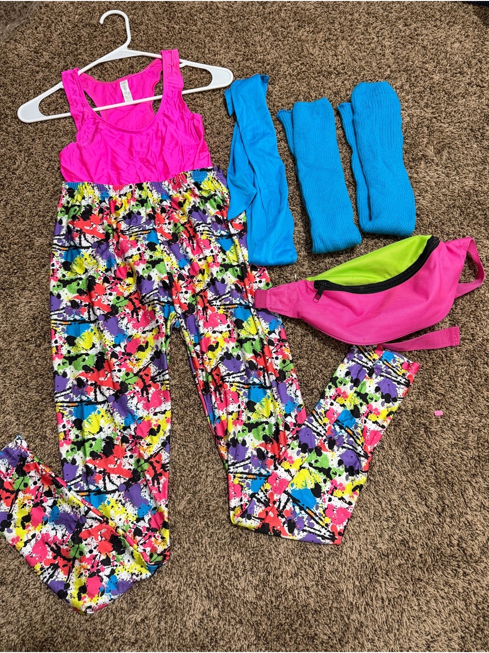 Women’s 80s Exercise Costume Small-Medium